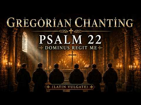 Ancient Gregorian Chant - Psalm 22 Dominus Regit Me | Gregorian Chanting