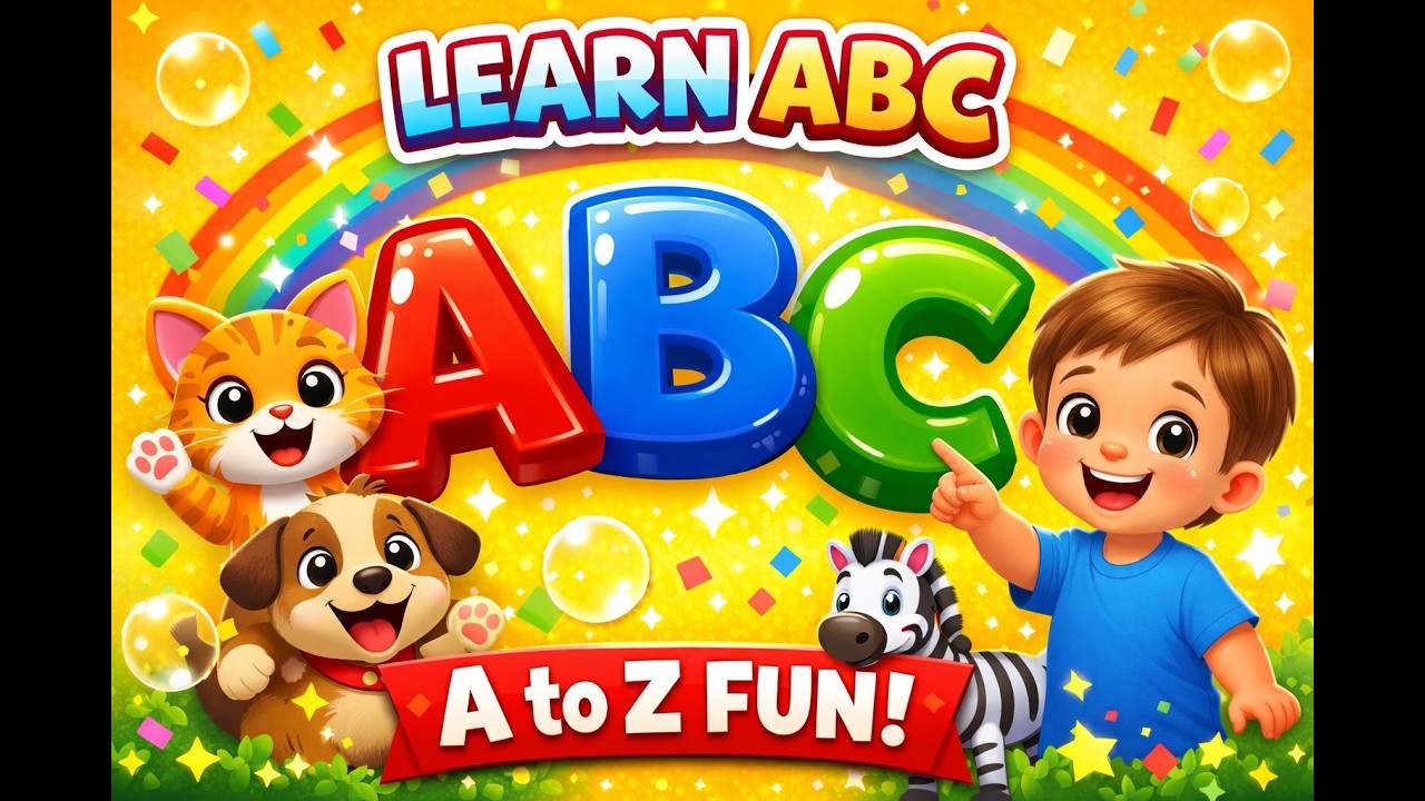 ABC Phonics Song for Kids | A to Z Alphabet Learning Video for Toddlers ...