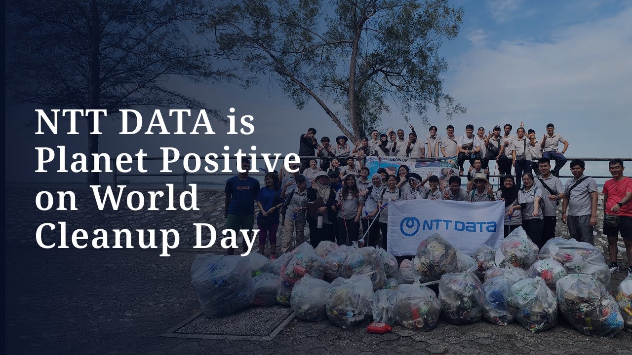 NTT DATA is Planet Positive on World Cleanup Day