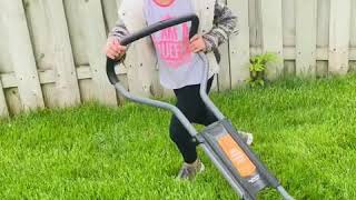 Player Profile Fiskars stay sharp max reel mower