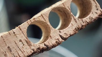 How wine corks are made, in 90 seconds!