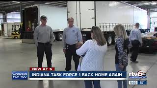 Indiana Task Force 1 retruns back home