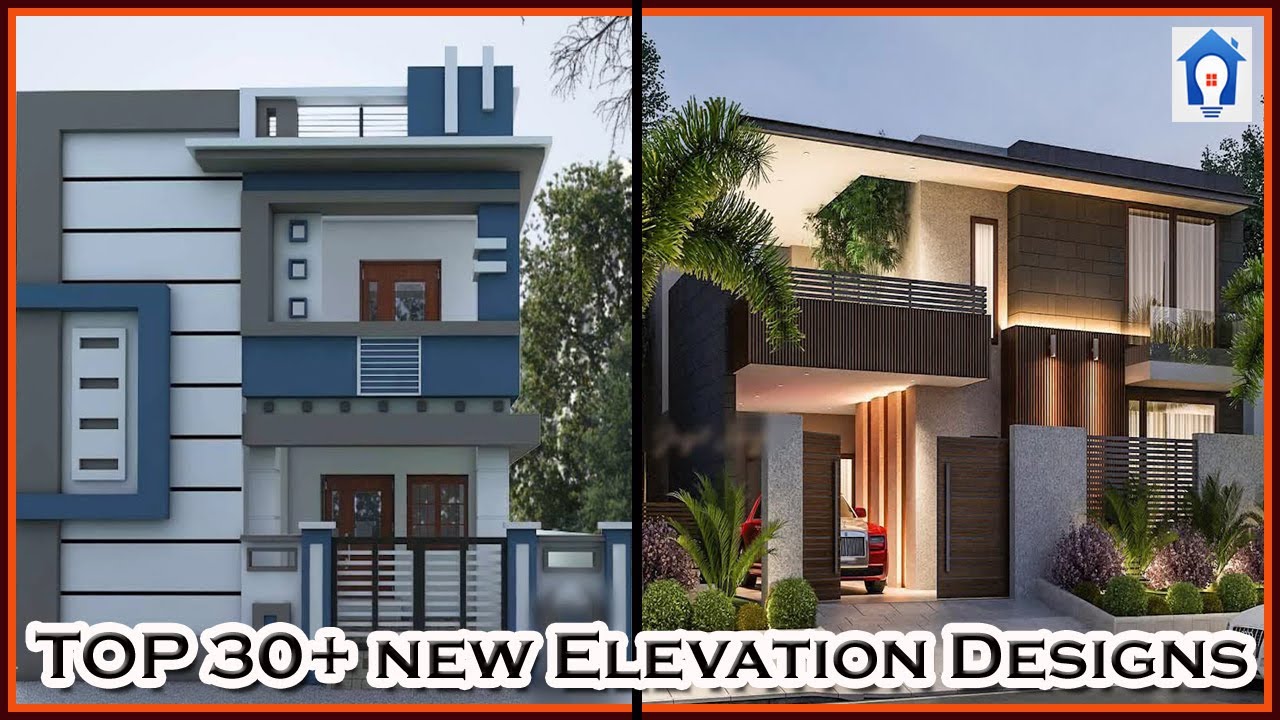 Top 30+ front elevation designs for double floor houses 2 floor house ...