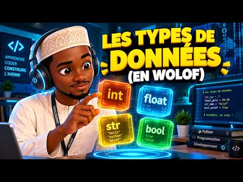 Apprendre python #3 : Comprendre les Types de Données en Python (en Wolof) | Tutoriel Débutant