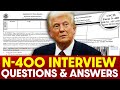 N-400 Naturalization Guide : US Citizenship Interview Questions and Answers | N-400 Interview