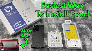 Samsung Galaxy S21 Ultra Whitestone Dome Glass and Accessories - Install and Review