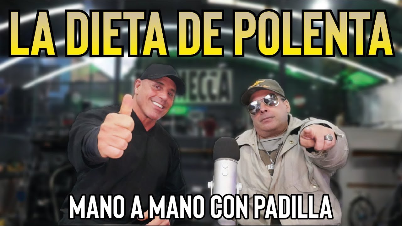 💥 POLENTA 💥 -- SU DIETA 🥟🥚🍞 Y ENTRENAMIENTO 🏋🏼‍♂️ --MANO A MANO CON PADILLA --