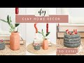 Easy DIY Air Dry Clay Projects | Minimal Aesthetic