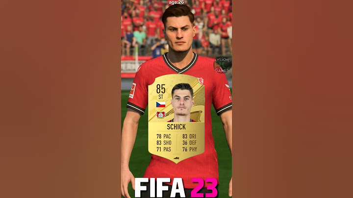 🇨🇿 PATRIK SCHICK fifa evolution (17-24) #shorts #eafc24 #fc24 #fifa #schick #roma #leverkusen