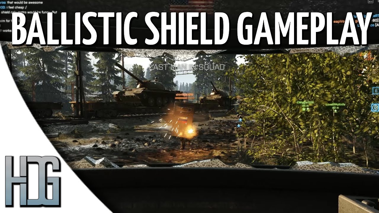 BF4 Ballistic Shield Gameplay CTE - Dragon's Teeth Gadget - Battlefield 4