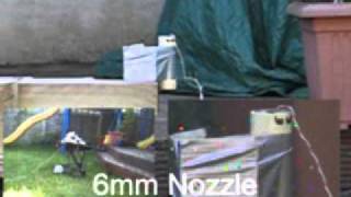 Rocket Candy nozzle tests