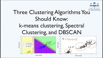 Three Clustering Algorithms You Should Know: k-means clustering, Spectral Clustering, and DBSCAN