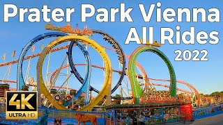 Prater Park Vienna 2022, Austria - All Major Rides