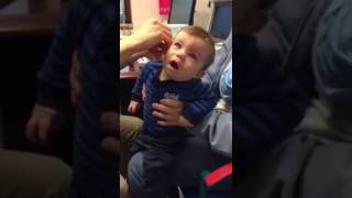 Little Boy Has Adorable Reaction to Hearing for the First Time