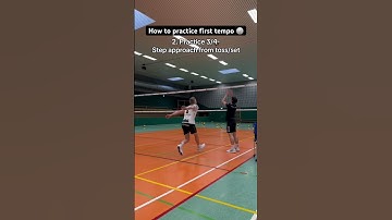 How to practice First Tempo 🏐💪🏼 #volleyball