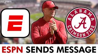 Celebrity ESPN Sends STRONG Message To Alabama Football After 2026 College Football Offseason Wealth
