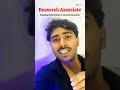 Research Associate kaise bane? 🔬 | B.Pharm ke baad Research Career  #researchassociate