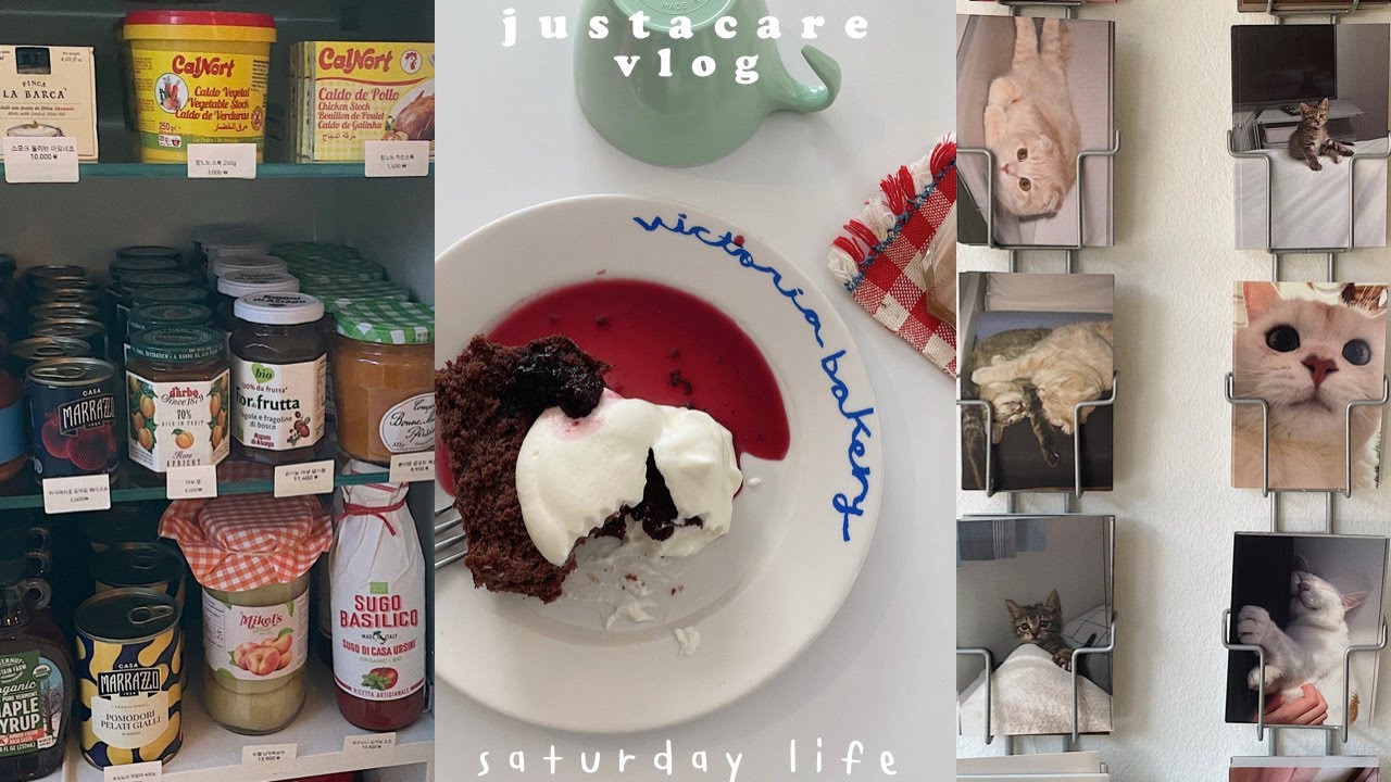 saturday vlog in Korea ꒰ ⁺｡🥨🥤𖧷🍋 (ENG)⌇ทัวร์ grocery + cafe วินเทจ, แต่งครัวมินิมอล, ชีวิตในวันหยุด