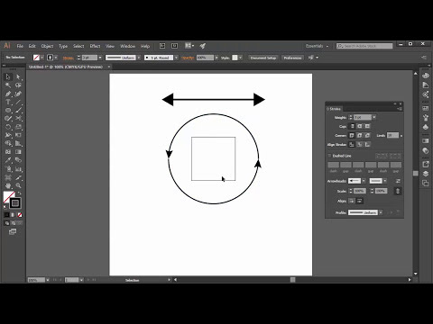 Ai103-06 Create Arrowhead Stroke / การสร้างเส้นแบบมีหัวลูกศรในโปรแกรม Adobe Illustrator