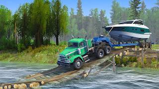 BRUTAL! Oversize Yacht vs Extreme River Crossing | Heavy Haul