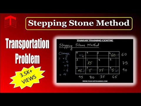 STEPPING STONE METHOD