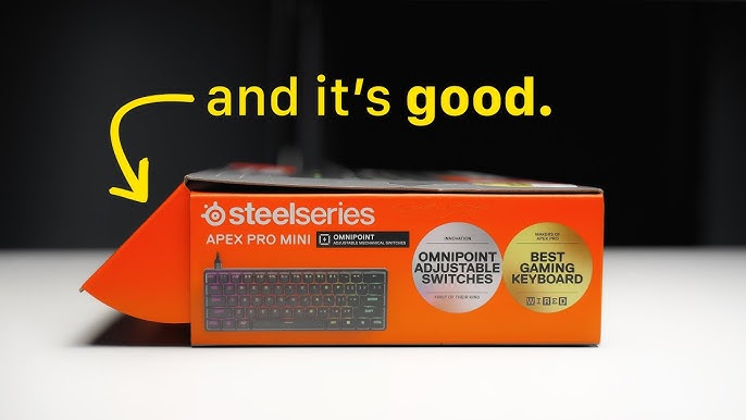 NEW SteelSeries Apex Pro Mini Wireless Keyboard Review! 