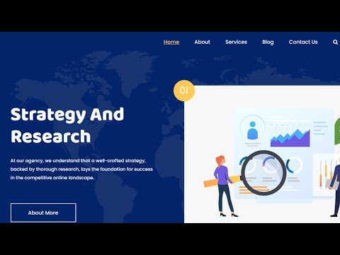 Business website by using html css and javascript | Source code