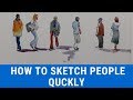 Sketching People Quickly  - Outlining Technique