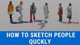 Sketching People Quickly   Outlining Technique