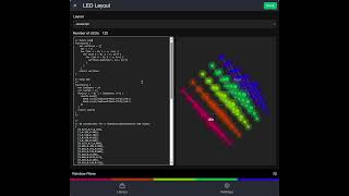 ESP8266 3D LED mapping with live animation preview