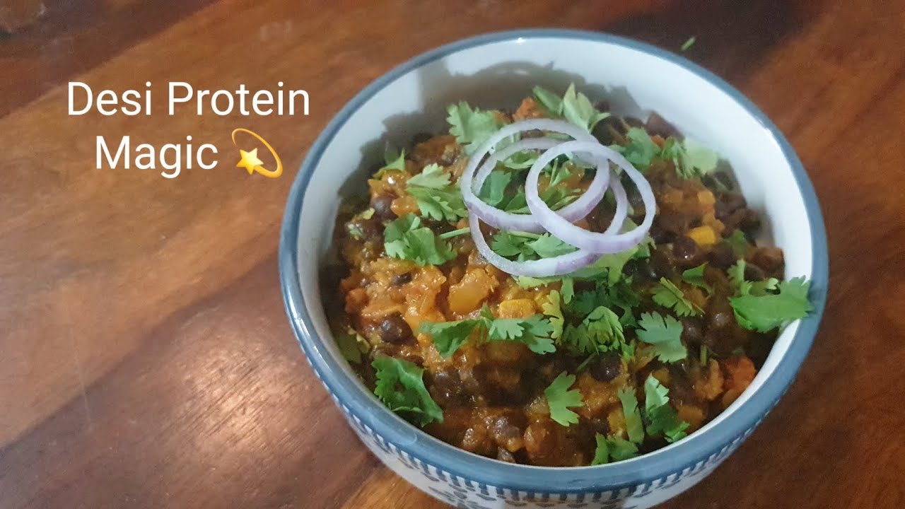 Kala Chana Masala 😋 | Protein-Rich Desi Recipe 