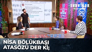 Nisa Bölükbaşı Yorumu! | Survivor Panorama 39. Bölüm