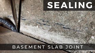 How To Caulk A Basement Slab to Foundation Wall Joint by Mike Krzesowiak 25,640 views 2 years ago 4 minutes, 51 seconds