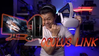 Oculus Quest 2 Oculus Link วิธีต่อคอม เล่นเกมผ่าน oculus pc และ steam vr