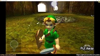 Citra 3DS Emulator - Legend of Zelda: Ocarina of Time 3D 1080p TOP Only + audio - YouTube