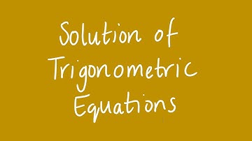 Solution of trigonometric equations | Unit 1 and 2 VCE Maths Methods