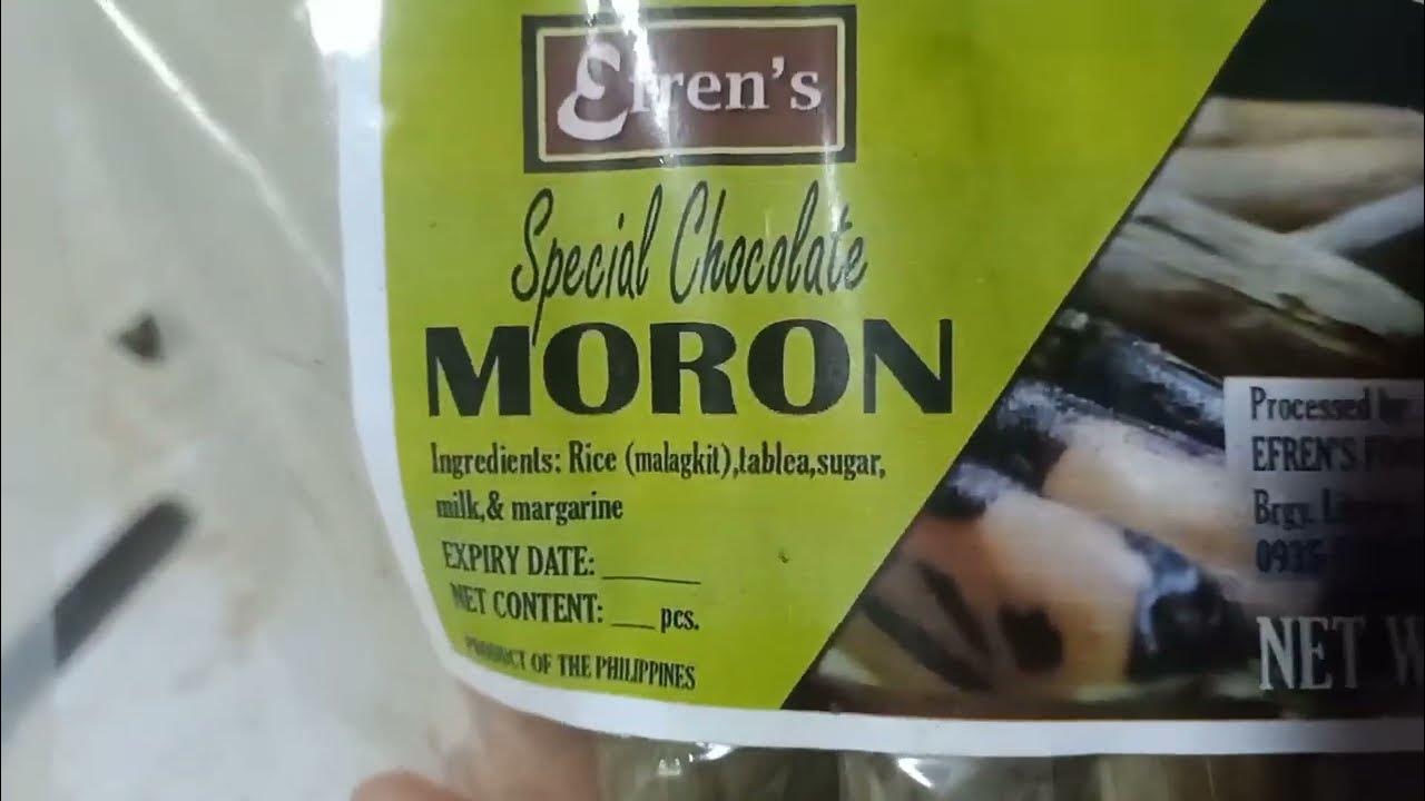 CHOCOLATE MORON WITH PEANUT MERYENDA SO YUMMY YouTube