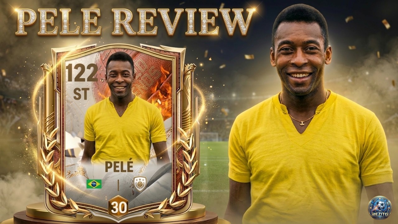 117 OVR PELE REVIEW || CAPPED LEGENDS || FC MOBILE - YouTube