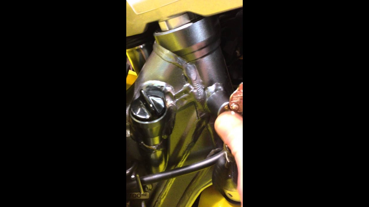 DRZ400 steering lock "fix", the easy way!! YouTube