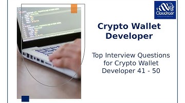 Top 10 Crypto Wallet Developer Interview Questions and Answers For 2025 | Part 65