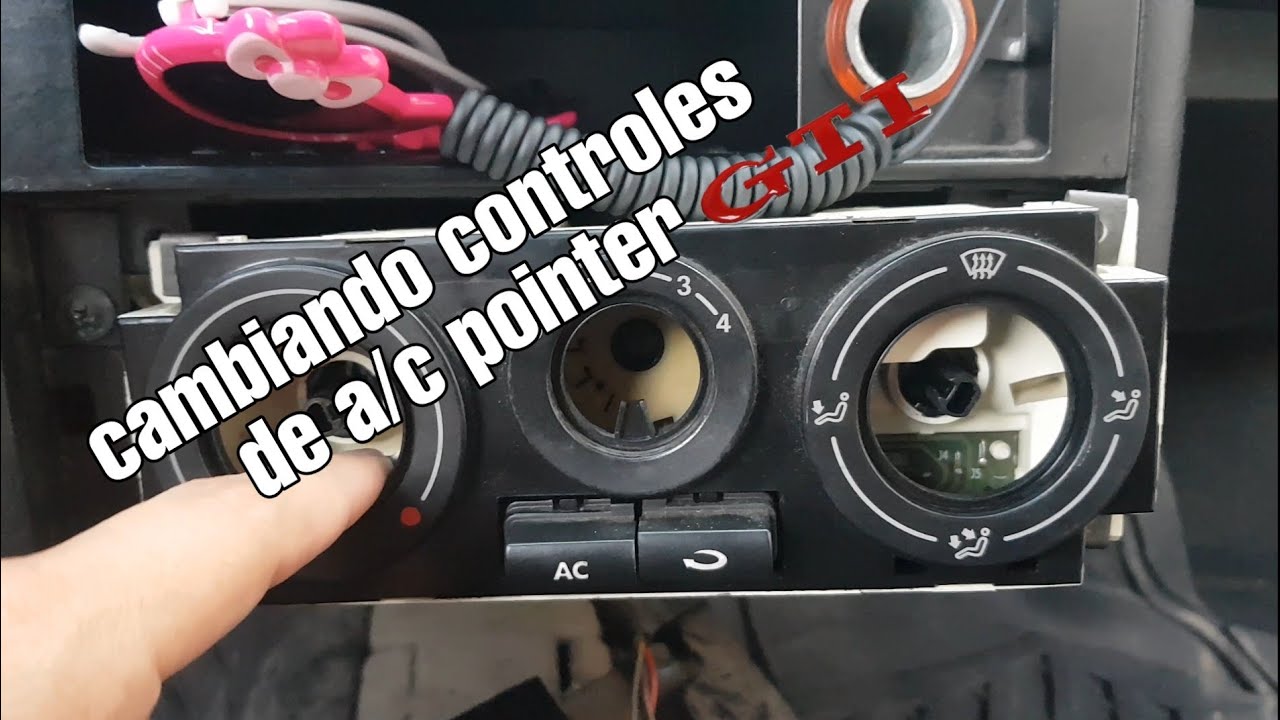 Cambiando control aire acondicionado pointer g3 YouTube