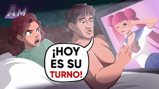 Mi Esposo Puso Una Gran Pantalla En Nuestra Habitación Para Divertirse Con Su Esposa Virtual