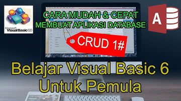 Belajar Visual Basic 6 Untuk Pemula + Access Database (Create+Read+Update+Delete Record) #1
