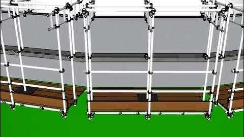 Scaffolding Design 3D suspended modules - by jaztekdesign.com