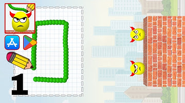 Draw To Smash: Logic puzzle | Gameplay / Walkthrough #1