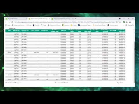 OD 7. The short term cash management (money market fund) portal