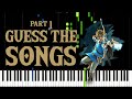 Guess the Music! The Legend of Zelda Piano Edition (50 Zelda Songs Quiz) [Part 1]