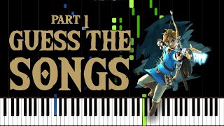 Video thumbnail of "Guess the Music! The Legend of Zelda Piano Edition (50 Zelda Songs Quiz) [Part 1]"