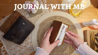 ⚜️[ASMR VINTAGE JOURNAL]💫Decorando mi pequeño diario🌼#scrapbooking #artjournal #asmrsounds #journal