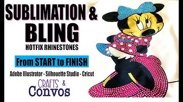 Crafts & Convos | Sublimation & Rhinestones | Mixed Media T-Shirts | Bling